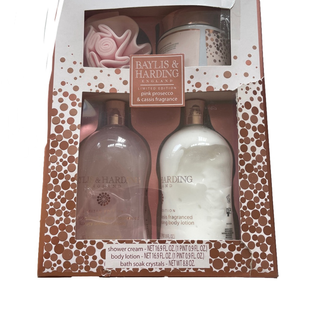 Baylis & Harding Pink Prosecco & Cassis Fragrance Gift Set